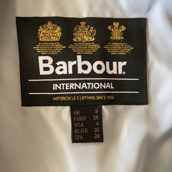 Barbour Extractor Leather Trim Quilted Jacket US 4 - Picture 6 of 10